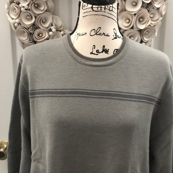 DONATEDGeoffrey Beene Men’s grey crew neck sweater - Picture 2 of 6